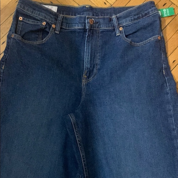 Gap 1969 Denim - Blue High Rise Jeans with Smooth Texture